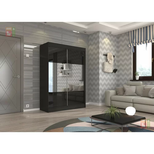 ADRK Furniture Garderobna omara z drsnimi vrati Tamos - 150 cm