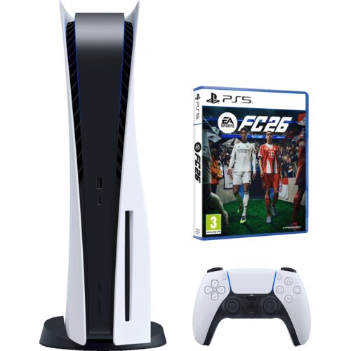 Sony Soni konzola, Pleјsteј&scaron;n 5 Slim, EA FC26 VCH, bela Cene