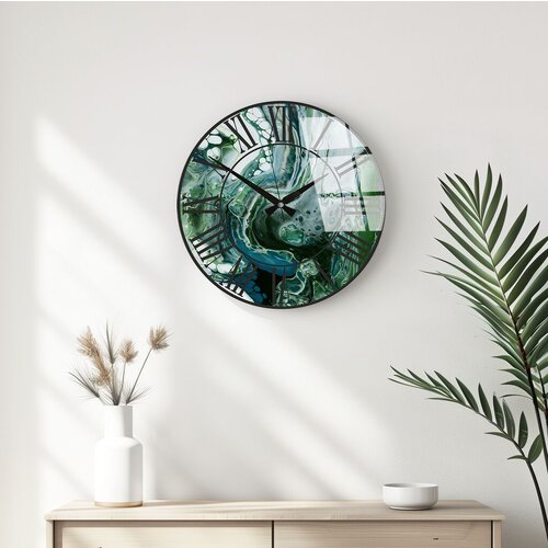 Wallity Dekorativni zidni sat Huhu334, 40x40 cm Cene
