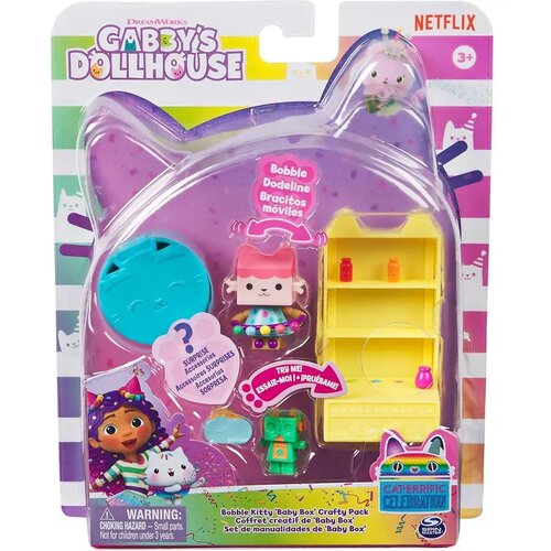 Spin Master Gabi hi&scaron;ka za dojenčke: Bubble Kitty rumeno pohi&scaron;tvo s presenečenji dodatki - Cene