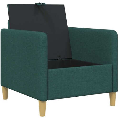 SOFA s pohranom Tamnozelena 72 x 78 x 87 cm Poliester Slike