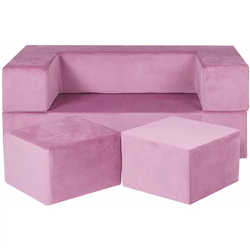 MeowBaby Otroški kavč ® roza, (20733751)
