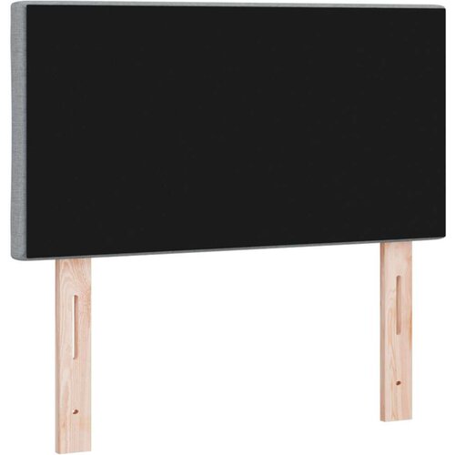 VidaXL uzglavlje dizajn dijamantnih blokova svjetlosiva 80 cm tkanina Slike