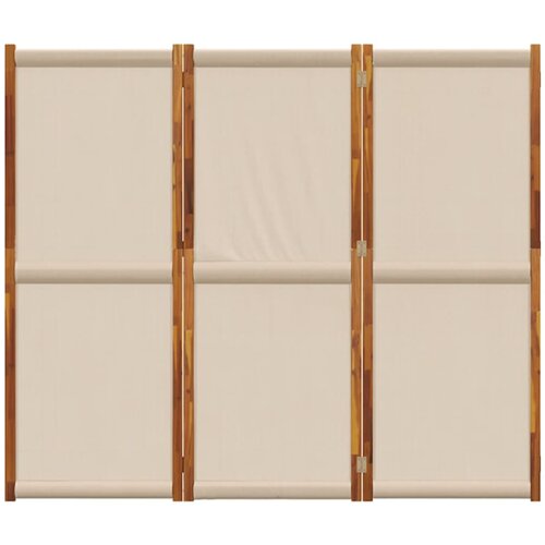  pregrada s 3 panela smeđesiva 210x180 cm Slike