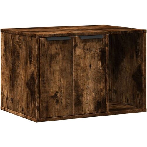 vidaXL Kutija z mačji pijesak boja hrasta 60x40x40cm konstruirano drvo Cijene