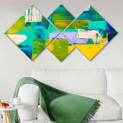Wallity slika 4MDF3418093, 60x115 cm, 4 dela Cene