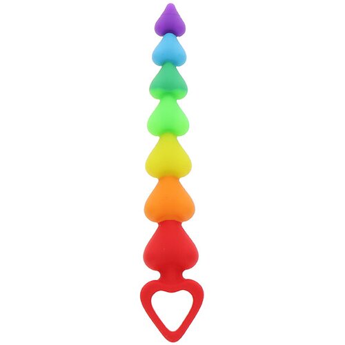 Toy Joy analne kroglice "rainbow heart beads" (R10276) Cene