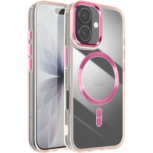 AVIZAR Ovitek za iPhone 17, kolekcija Crystal Color, združljiv z MagSafe, Šampanjec roza, (5000190531) Cene