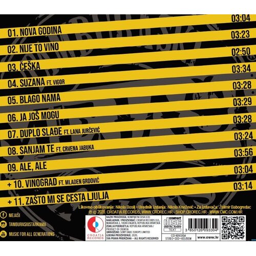 CROATIA RECORDS Meja&amp;scaron;i - Nova Godina Slike