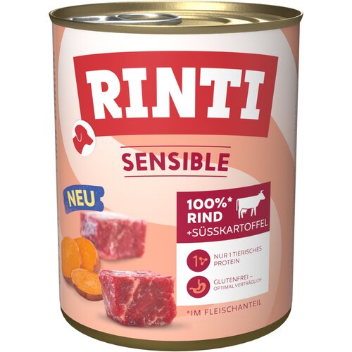 Rinti Varčno pakiranje Sensible 24 x 800 g - Govedina in sladki krompir Slike