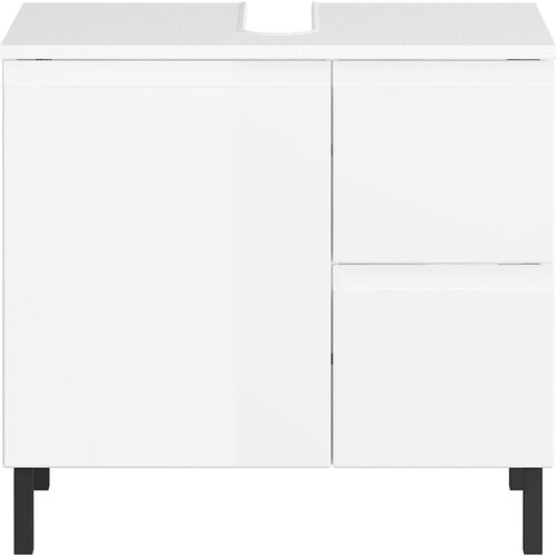 Germania bela omarica za pod umivalnik 60x56 cm salinas - germania Slike
