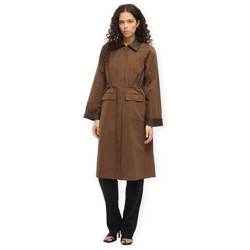 Vila Pla&amp;scaron;či Hella Long Jacket - Coffee Bean Kostanjeva Slike