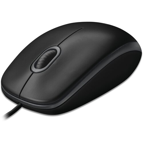 Logitech B100 optical USB black OEM Slike