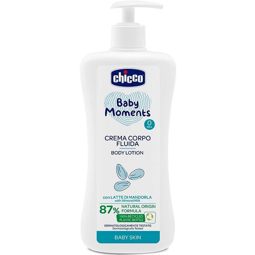 Chicco Baby Moments mlijeko za tijelo za djecu 500 ml Slike