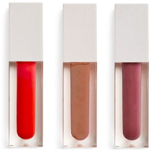 Makeup Revolution Glosi Set mit 3 Pro Supreme Lipglossen - Ignition / Revoked / Cene