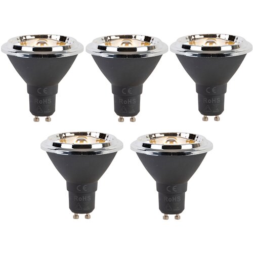 LUEDD Komplet 5 zatemljivih LED žarnic GU10 AR70 6W 450lm 2700K Cene