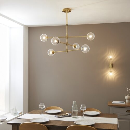  Endon 114039 - Luster na &amp;scaron;ipci 6xG9/3,2W/230V zlatna Slike