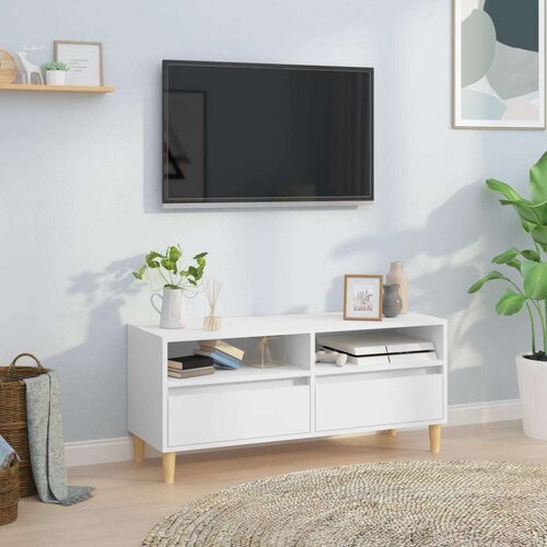 vidaXL TV ormarić bijeli 100 x 34 5 x 44 5 cm od konstruiranog drva Cene