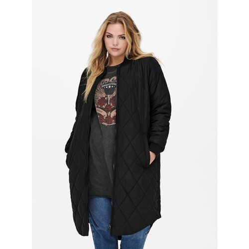 Only Black Long Quilted Jacket CARMAKOMA Carrot - Women | ePonuda.com