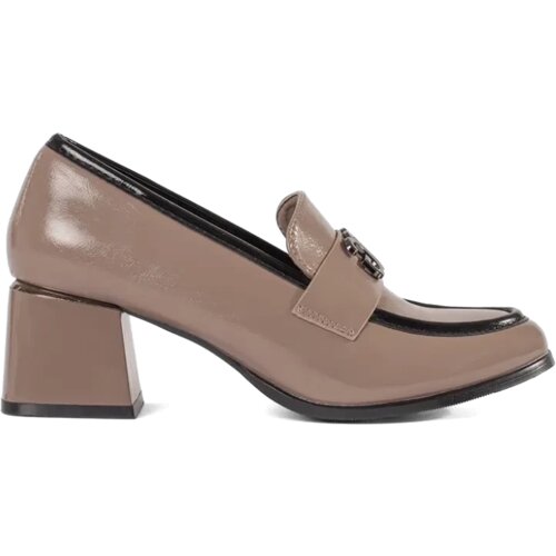 Shelvt Taupe heeled shoes Slike