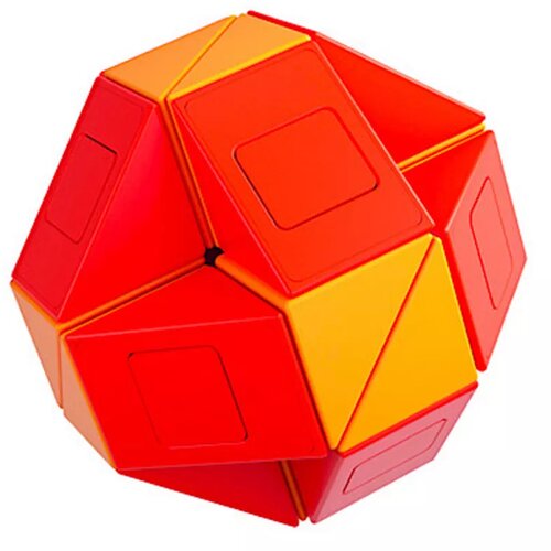 GAN Rubikova kocka - Monster GO Twist Snake Cube 24 Blocks Red/Orange Slike