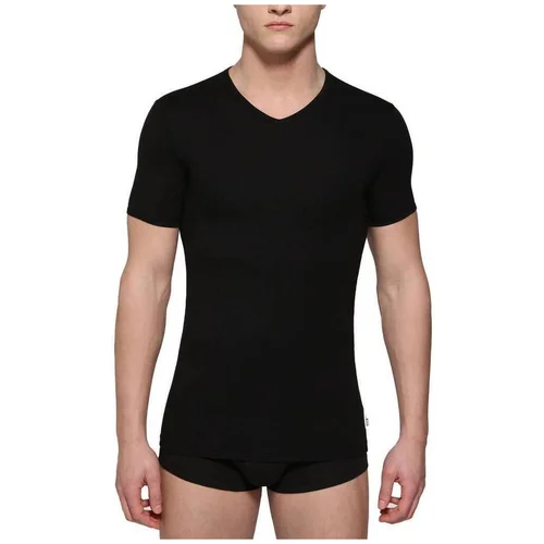 Bikkembergs Underwear 2-PACK HOMBRE V-NECK UNDERSHIRT Crna