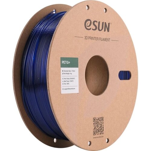 ESUN PETG+ Translucent Blue - 1,75 mm / 1000 g Slike