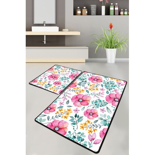Hanah home Set od 2 kupaonska tepiha Šarene Cene