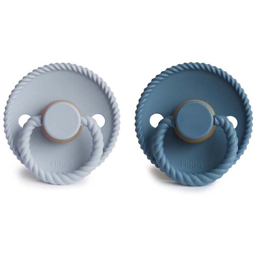 FRIGG&amp;reg; tolažilna duda rope natural rubber ocean view &amp;amp; powder blue Slike