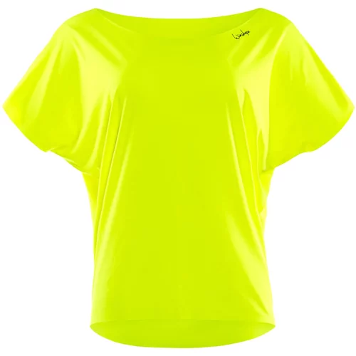 Winshape Funkcionalna majica 'DT101' neonsko rumena / črna