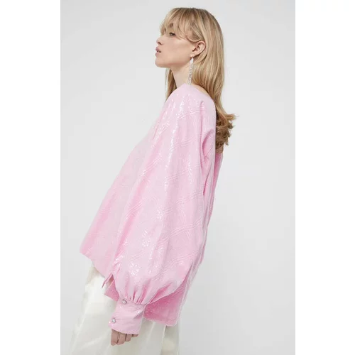 Stine Goya Bluza za žene, boja: ružičasta, s aplikacijom