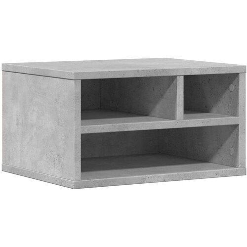 VidaXL Stalak za pisač siva boja betona 40x32x22,5cm konstruirano drvo Slike