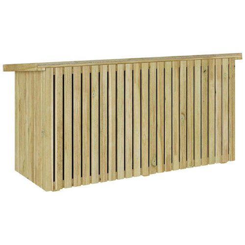  Kutija za spremanje u vrtu Prirodna 119 x 44 x 58,5 cm Slike