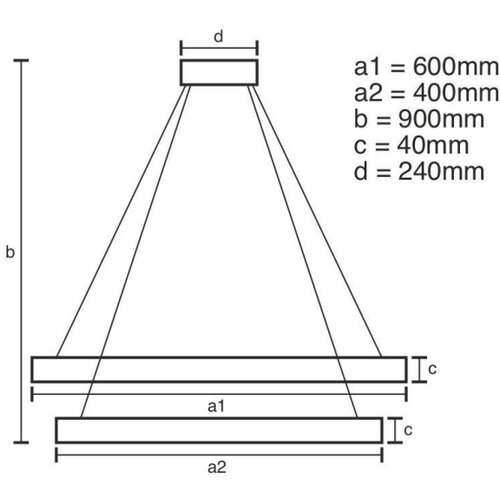  LED prigu&amp;scaron;iva luster na sajli LED/70W/230V 3000-6500K + daljinski upravljač Slike