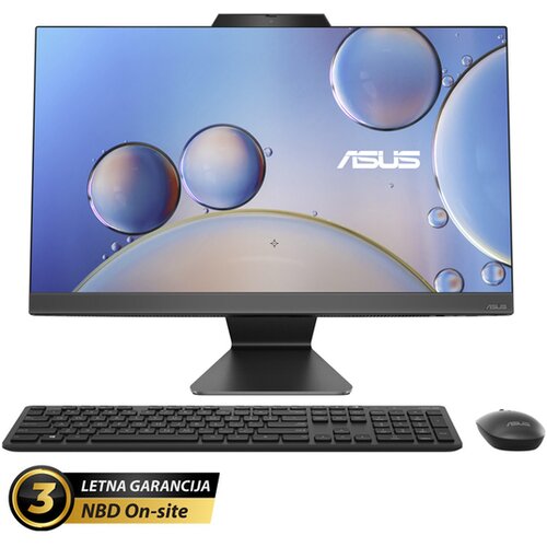 Asus a3402wva 23,8 (60,45cm) fhd i5-1335u 8gb 512gb windows 11 pro tipkovnica + mi&amp;scaron;ka črn aio računalnik (a3402wvak-wb51c0) Slike