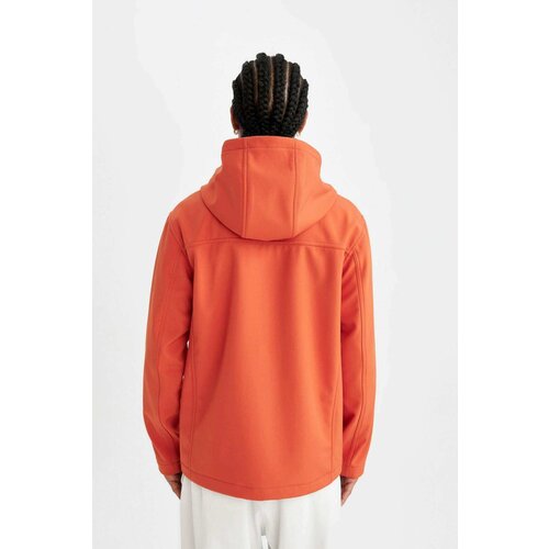 Defacto DFC - DeFactoFit Water Repellent Regular Fit Hooded Softshell Jacket Slike