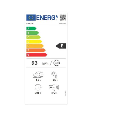 Gorenje ugradna ma&amp;scaron;ina za pranje sudova GV62040 Slike