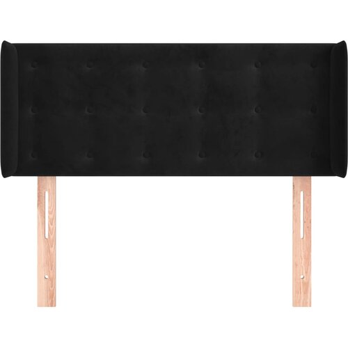  Uzglavlje s u&amp;scaron;ima crno 83x16x78/88 cm bar&amp;scaron;unasto Slike