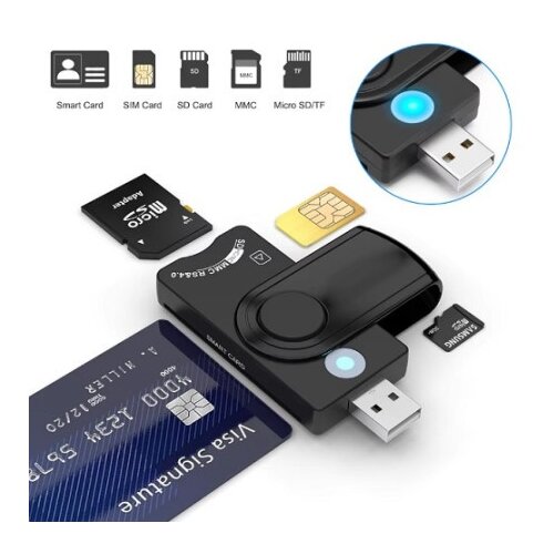 Kettz CR-K030 USB čitač ID smart i SIM kart. ( 70-009 ) Cene