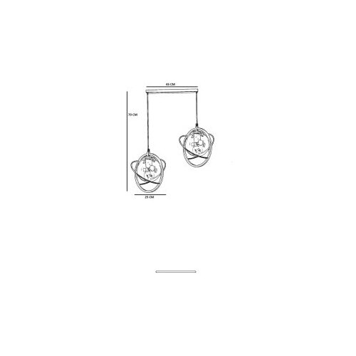 Opviq nepal 2 li Sıralı eskitme beyaz Camlı Sarkıt antiquewhite chandelier Cene