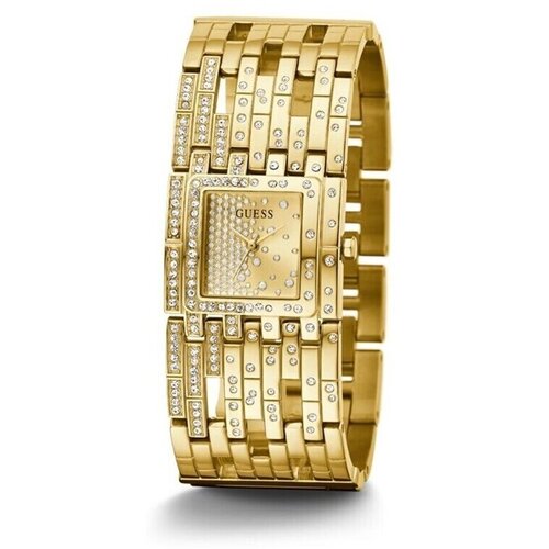 Guess Analogne ure gw0441l2 Pozlačena Cene