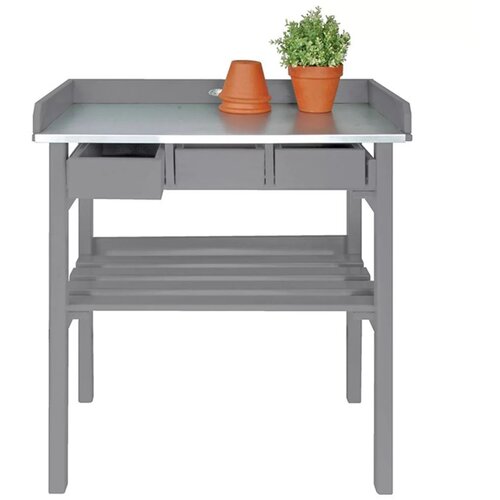 Esschert Design Esschert Dizajn Sivi Vrtni Radni Stol CF29G Cijene