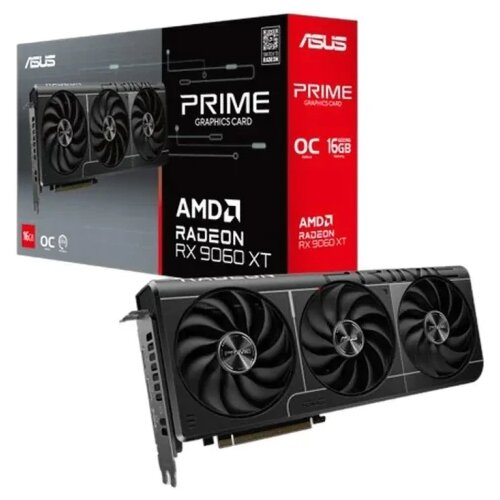 Asus rx 9060 xt prime 16gb/gddr6/128bit/crna, prime-rx9060xt-o16g svga Cene