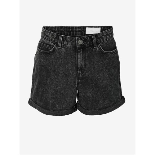 Noisy May Black denim shorts Smiley - Women Slike