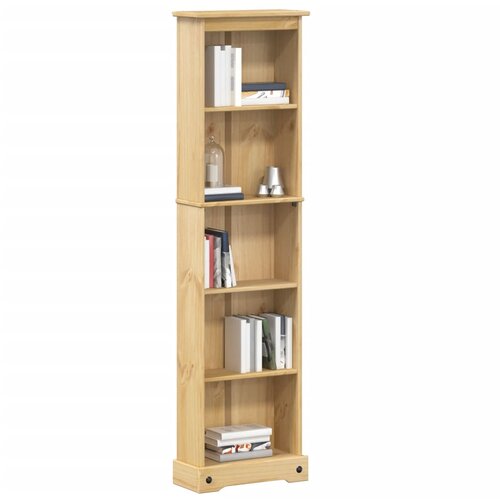 The Living Store Knjižna omara Corona 46x20x170 cm trdna borovina - Knjižna Omara, (21660783) Cene