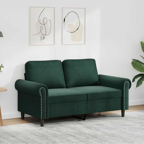  Dvosjed tamnozeleni 120 cm baršunasti Cene