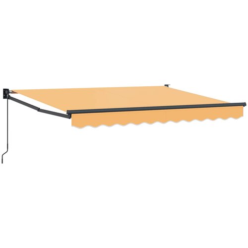 vidaXL Vlečna tenda Pe&scaron;čena 4,5 &times; 3 m 100% poliester in aluminij, (5000252718) Cene