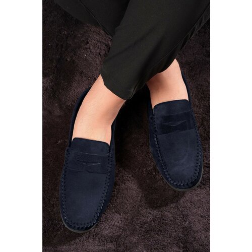 Ducavelli Naran Genuine Leather Men's Casual Shoes, Loafers, Lightweight Shoes, Suede Shoes. Cene
