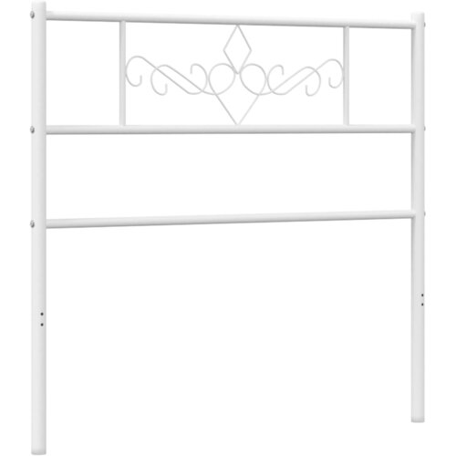 VidaXL Kovinsko vzglavje belo 100 cm, (21048524) Slike
