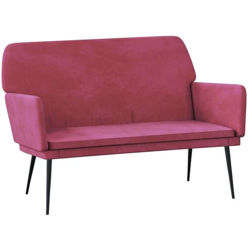  Klupa crvena boja vina 108 x 79 x 79 cm bar&amp;scaron;unasta Slike